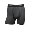 Point6 Men's Merino Boxer Brief, Charcoal, Extra Large 81-9001-218-08